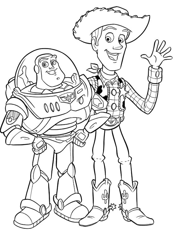 Toy Story - Woody e Buzz Lightyear