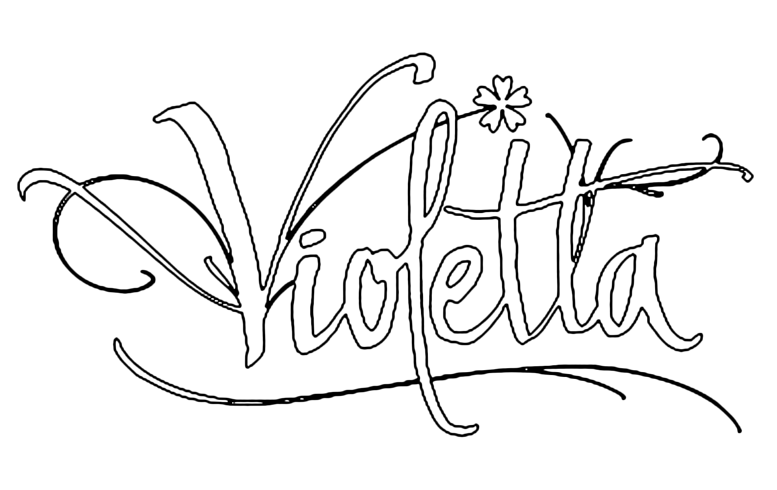 Violetta - La firma di Violetta
