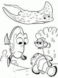 Dory dopo una lezione di Mr Ray ha un flashback sulla sua infanzia