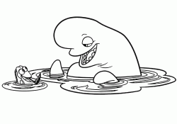 Dory parla con Bailey il beluga