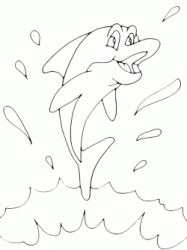 Delfino che salta