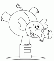 Elefante acrobata