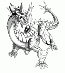 Bakugan Pyrus Dragonoid