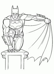 Batman apre il mantello