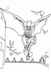Batman vola fra i palazzi di Gotham City