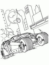 La Batmobile per le strade di Gothan City