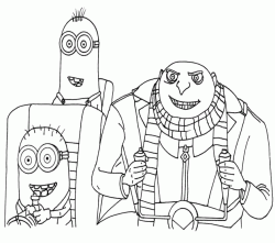 Gru e i Minions inseguono Vector