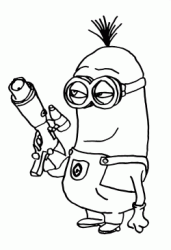 Minions con la pistola