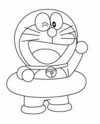 Doraemon con la ciambella