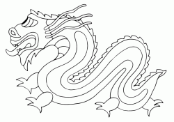 L'immagine di un drago cinese