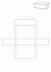 Costruzione di un parallelepipedo con cartoncino