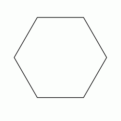 Figura geometrica piana - Pentagono poligono a 6 lati