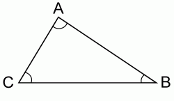 Figura geometrica piana - Triangolo scaleno con angoli