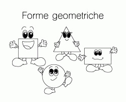 Rettangolo quadrato e triangolo per bambini