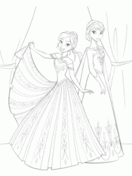 Anna ed Elsa insieme da grandi