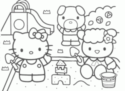 Hello Kitty al parco giochi