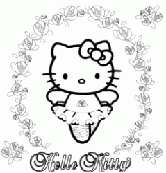 Hello Kitty ballerina