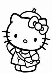Hello Kitty con il cappellino