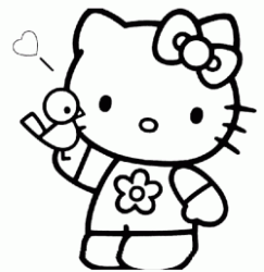 Disegni Da Colorare Di Natale Con Hello Kitty.Disegni Di Hello Kitty Da Colorare