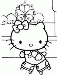 Hello Kitty pattina