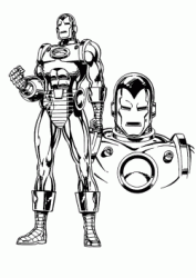 Iron Man stringe i pugni