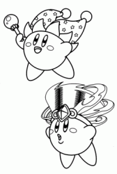 Kirby specchio e Kirby tornado