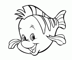 Flounder l'amico inseparabile di Ariel