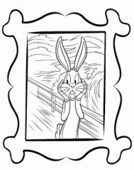 Bugs Bunny spaventato