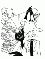 Daffy Duck al ristorante