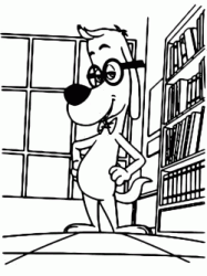 Mr Peabody in biblioteca