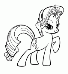 Rarity con la corona fra la folta chioma