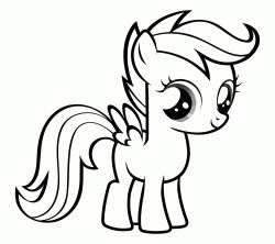 Scootaloo è una Pegasus Pony studentessa