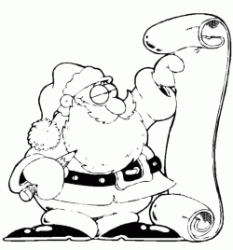 Babbo Natale e la lista dei regali