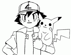 Pikachu e Ash