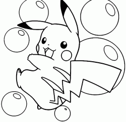 Pikachu in mezzo ale bolle