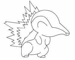 Cyndaquil usa le fiamme che gli ardono sul dorso - 155