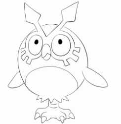 Hoothoot il Pokemon di seconda generazione - 163