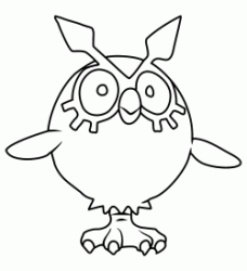 Hoothoot il simpatico gufo dei Pokemon - 163