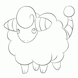 Mareep genera una carica elettrostatica con la sua lana - 179