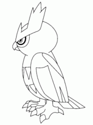 Noctowl Pokemon di seconda generazione - 164