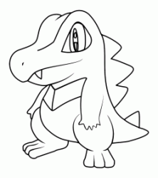 Totodile Pokemon di seconda generazione - 158