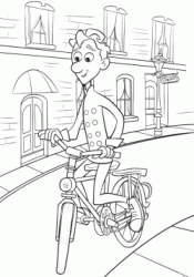 Linguini va in bicicletta