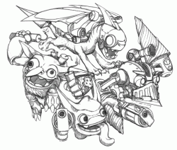 Spyro Tech - Drobot - Trigger Happy - Boomer - Drill Sergeant