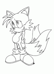 Miles Tails Prower la volpe gialla amica di Sonic