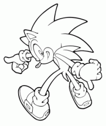 Sonic assume un'espressione perfida