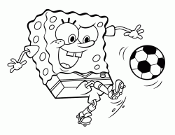 SpongeBob gioca a pallone