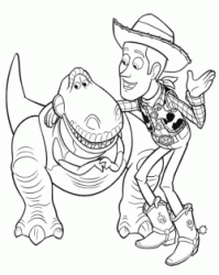 Woody parle con Rex