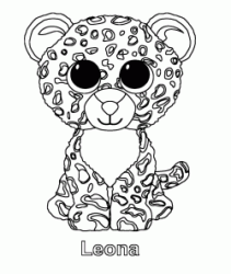 Il leopardo Leona con il suo manto colorato
