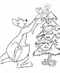 Ro e Kanga addobbano l'albero di Natale